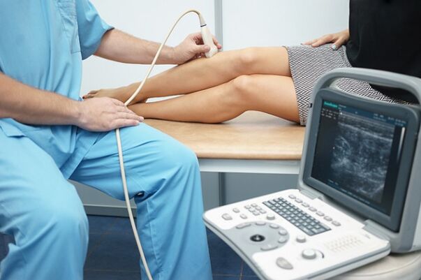 Diagnóstico da detección de varices reticulares das pernas mediante ultrasóns